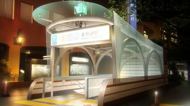Subway exit B4 in Shibuya Incident